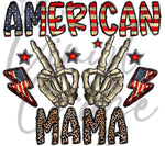 American Mama UV DTF Decal