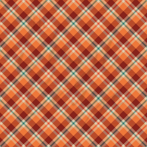 Autumn Plaid Adhesive Vinyl