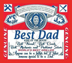Best Dad Adhesive Vinyl Wrap