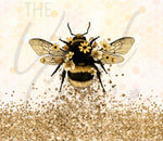 Blinged Bee 20 or 30 oz Adhesive Vinyl Wrap