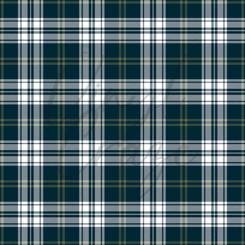 Blue Green Plaid - Adhesive Vinyl