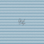 Blue And White Chevron - Adhesive Vinyl