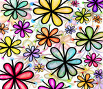 Bougie Flowers 20 or 30 oz Skinny Adhesive Vinyl Wrap