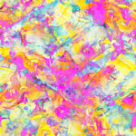 Bright Neon Water Color - Adhesive Vinyl