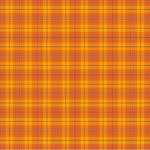 Bright Orange Plaid - Adhesive Vinyl