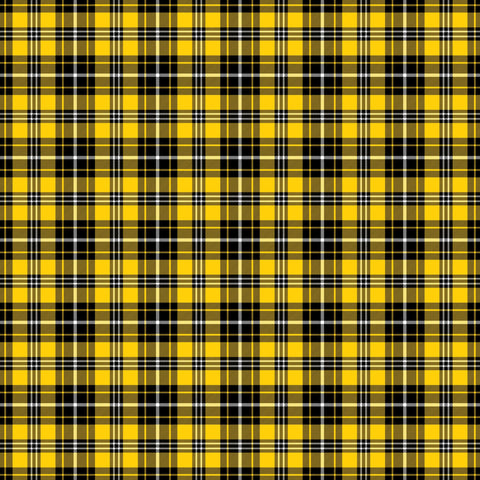 Bumblebee Plaid - Adhesive Vinyl