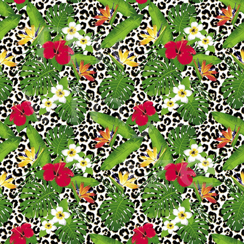 Cheetah Bloom Adhesive Vinyl