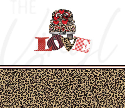 Cheetah Love Truck 20 oz Skinny Adhesive Vinyl Wrap