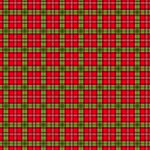 Christmas Plaid - Adhesive Vinyl