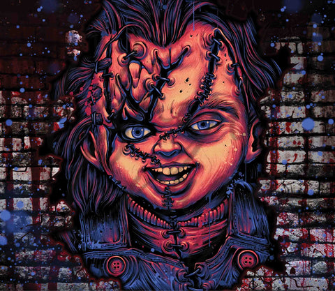 Chucky 20 or 30 oz Skinny Adhesive Vinyl Wrap