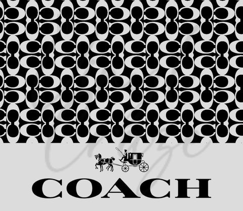 Coach Bag 20 or 30 oz Skinny Adhesive Vinyl Wrap