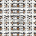 Coffee Coffee Coffee Coffee Wrap or 12 x 12