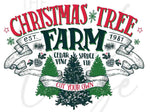 Christmas Tree Farm 12 x 12, Wrap and Decal JPEG Download