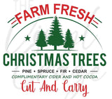 Christmas Tree Farm 12 x 12, Wrap and Decal JPEG Download