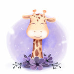 Cute Giraffe - Adhesive Vinyl Decal