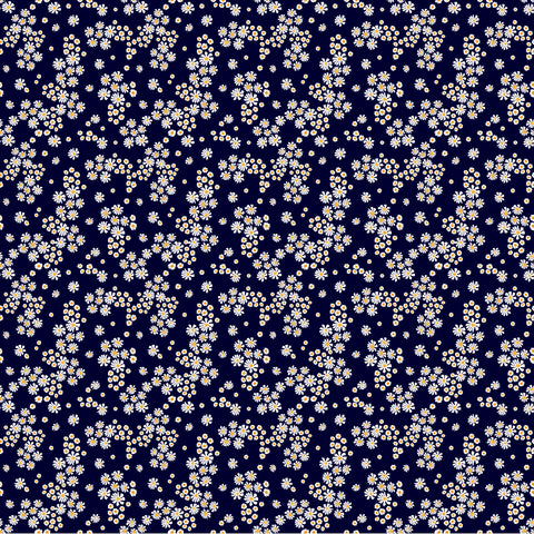 Daisies On Blue - Adhesive Vinyl