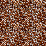 Dark Brown Giraffe  - Adhesive Vinyl