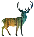 Forest Deer UV DTF Decal