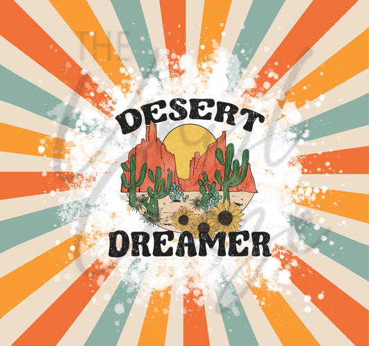 Desert Dreamer 20 or 30 oz Skinny Adhesive Vinyl Wrap
