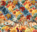 Fall Pumpkin Glitter 20 or 30 oz Skinny Adhesive Vinyl Wrap