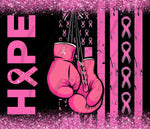 Fighter Hope 20 or 30 oz Skinny Adhesive Vinyl Wrap