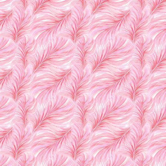 Flamingo Feathers - Adhesive Vinyl