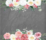 Floral Chalkboard Adhesive Vinyl Wrap