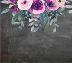 Floral Chalkboard Adhesive Vinyl Wrap