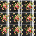 Floral and Stripes Adhesive Vinyl