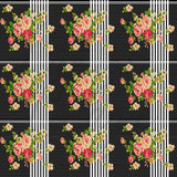Floral and Stripes Adhesive Vinyl