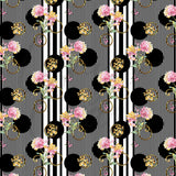Floral and Stripes Adhesive Vinyl