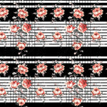 Floral and Stripes Adhesive Vinyl