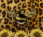 Fuzzy Cougar Bee 20 or 30 oz Skinny Adhesive Vinyl Wrap