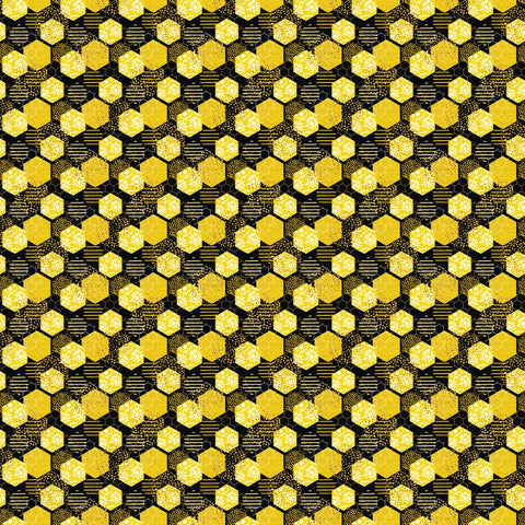 Glitter Craze Honeycomb - Adhesive Vinyl