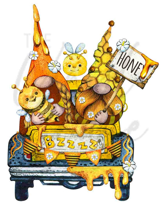 Gnome Honey Truck JPEG Download