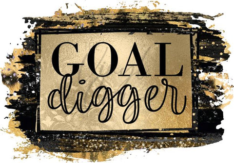 Goal Digger UV DTF Decal