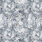 Gray Floral - Adhesive Vinyl