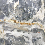 Gray And Gold Marble - Adhesive Vinyl