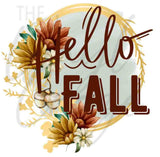 Hello Fall Plaid JPEG Download