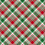 Holiday Plaid - Adhesive Vinyl