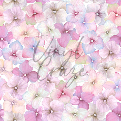 Hydrangea Watercolor - Adhesive Vinyl