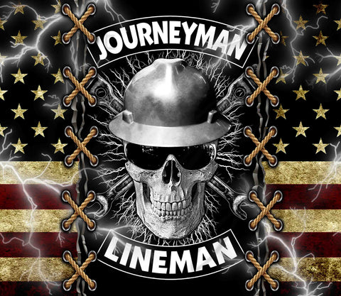 Journeyman and Lineman 20 or 30 oz Skinny Adhesive Vinyl Wrap