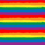 Rainbow Flag - Adhesive Vinyl