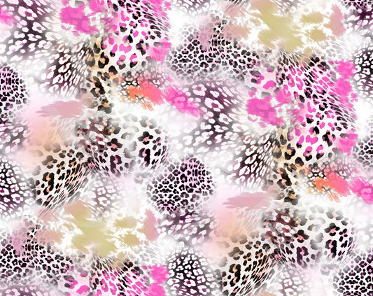 Leopard Pink Splash Adhesive Vinyl