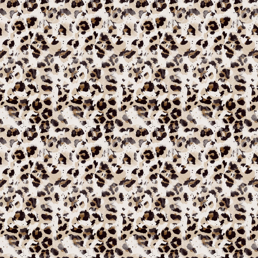 Leopard With Spots - Adhesive Vinyl