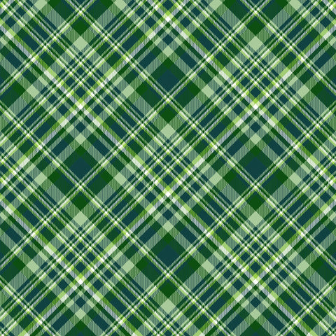 Leprechaun Plaid - Adhesive Vinyl