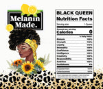 Melanin Queen 20 or 30 oz Skinny Adhesive Vinyl Wrap