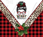 Merry Mama 20 or 30 oz Skinny Adhesive Vinyl Wrap