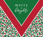 Merry & Bright Cheetah 20 or 30 oz Skinny Adhesive Vinyl Wrap