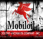 Mobiloil Motor Oil Adhesive Vinyl Wrap